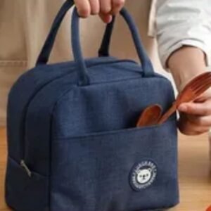 Bolsa Térmica Com Bolso Externo Para Marmita Viagem